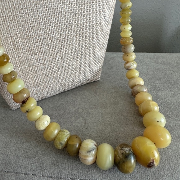 yellow opal multi-toned bead necklace by Jay King - Picture 11 of 14